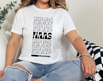 Haas F1レーシングTシャツ、F1シャツ、F1グッズ、F1 Tシャツ、Haas F1チーム、レーシングシャツ