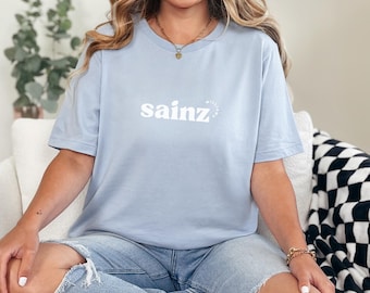Camiseta de F1 de Carlos Sainz Williams, camiseta de Fórmula 1, camiseta de Williams Racing, merchandising de Sainz, camiseta de Fórmula 1