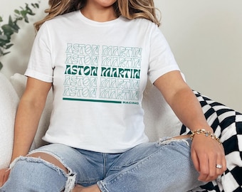 Aston Martin F1 Racing T-shirt, Formula One Shirt, F1 Merch, Formula 1 Clothing, Aston Martin Racing Tee