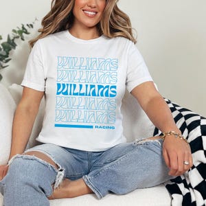 Williams F1 Racing Tshirt, Formula 1 Shirt, Williams Racing Shirt, Williams F1 Tee, F1 Merch, Formula One T-shirt