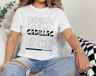 Cadillac Racing T-Shirt | Caddy Motorsport Tee | Racing Team Shirt