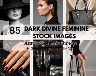 Dark Feminine Stock Photos, Luxury Images, MRR