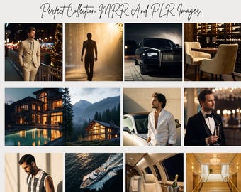 Masculine Luxury Stock Photos: 70 High-Resolution Images (Digital Download)