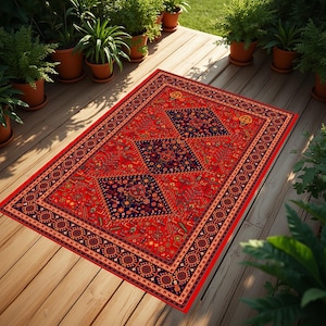 Outdoor Rug,Garden Rug,Doormat,Outdoor Washable Rugs,Mat for Outdoor,Area Rug,Garden Decor,Patio Carpet,Non Slip Rug,Practical Rug,Washable