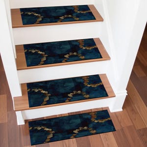 Mustermatte,Abstrakte Treppenmatte,Treppe,Treppenmatte,Treppenmatte,Design-Treppenstufe, Treppenläufer für Stufe, Indoor Outdoor Treppenstufe, Bereich Matte
