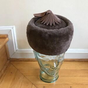60s Empress Pillbox Hat Best & Co Fifth Ave Taupe Fur Felt - Etsy