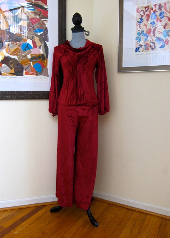 70s Stephen Burrows Loungewear Pants Set Funkedeli