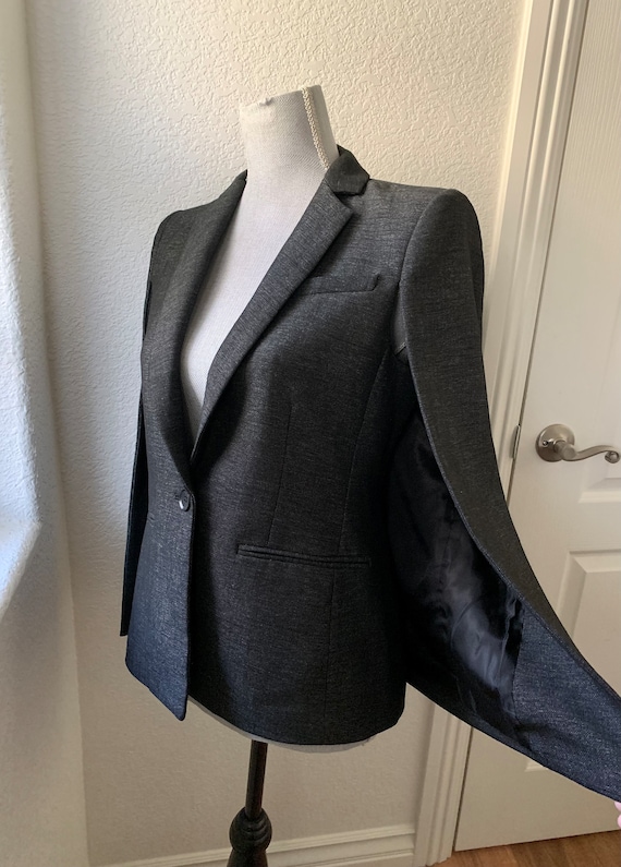 Buy Vintage Bcbgmaxazria Cape Sleeves Collar Jacket Tweedy Deepest Darkest Brown Flecked With White Online in India Etsy