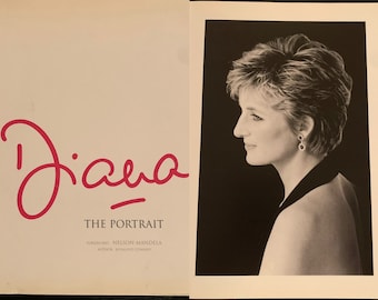 Diana The Portrait Authorized Biography & Oversized Royal Reference Coffee Table Book Featuring 500 Photographs