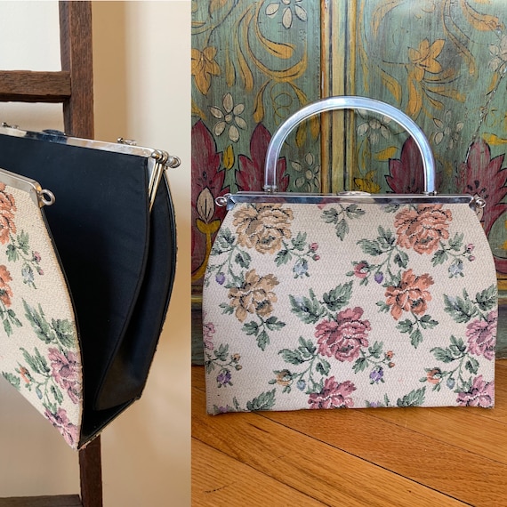 floral vintage bag