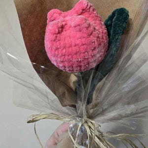 Handmade Crocheted Tulip Bouquet