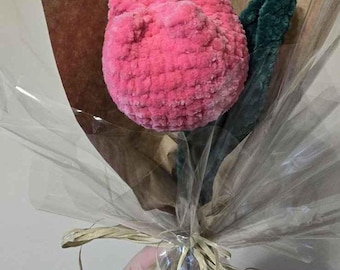 Handmade Crocheted Tulip Bouquet