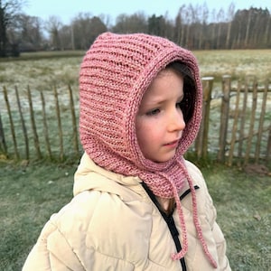 Kids Balaclava Crochet Pattern Liv | Hooded Cowl Crochet | Scoodie Pattern | Knit Look Balaclava | Children Easy No Sew Hood | 2- 10 years
