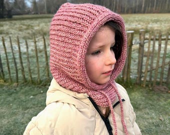 Kids Balaclava Crochet Pattern Liv | Hooded Cowl Crochet | Scoodie Pattern | Knit Look Balaclava | Children Easy No Sew Hood | 2- 10 years