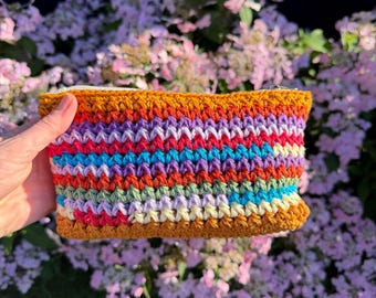 Coach Brooklyn Inspired Crochet Pouch Pattern | Clutch, Makeup Bag & Pencil Case PDF | Beginner Friendly Crochet Tutorial