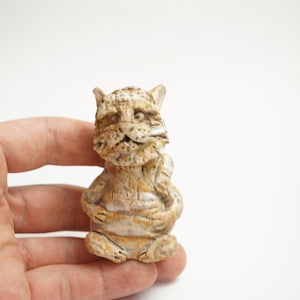 Cat Figure Sculpture, Ceramic Cat,  Figurines Cat, Cat Lover Gift, Cat statue, House Warming Gift, Gift For Her