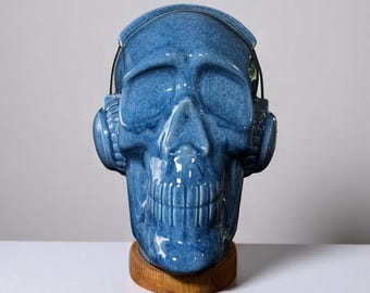 不気味な陶器の頭蓋骨 - Etsy 日本