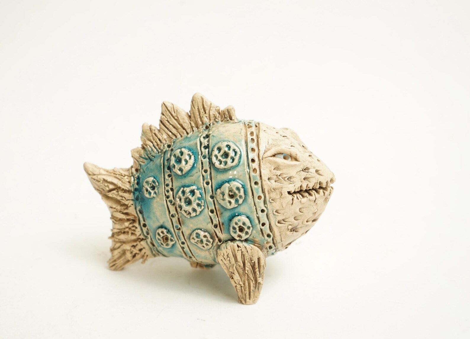 Fish Figure Sculpture, Authentic Ceramic Fish, Figurines Fish, Fish ...