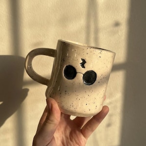 Tazza di Harry Potter, tazza da mago in ceramica, tazza da caffè, da collezione dipinta a mano
