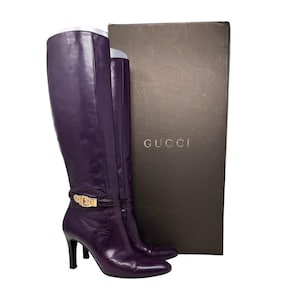 Vintage Gucci Boots for Woman - Etsy