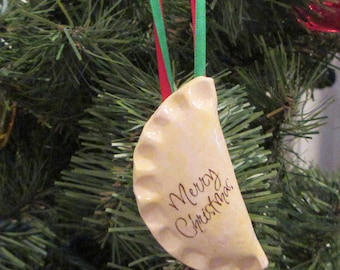 Merry Christmas Pierogi Ornament