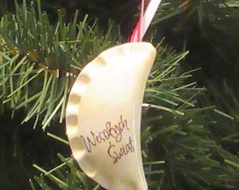 Wesołych Świąt Pierogi Ornament
