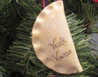 Veselé Vianoce Pierogi Ornament