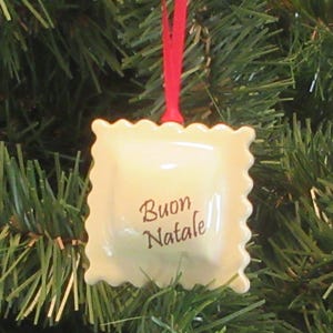 Enfeite de Ravioli Buon Natale