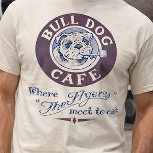 Art Deco-tröja med pilotmotiv | T-shirt med Bulldog Cafe-motiv