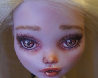 Nova monster high repaint custom doll by fantasy fairy gothic artist Deanna Bach