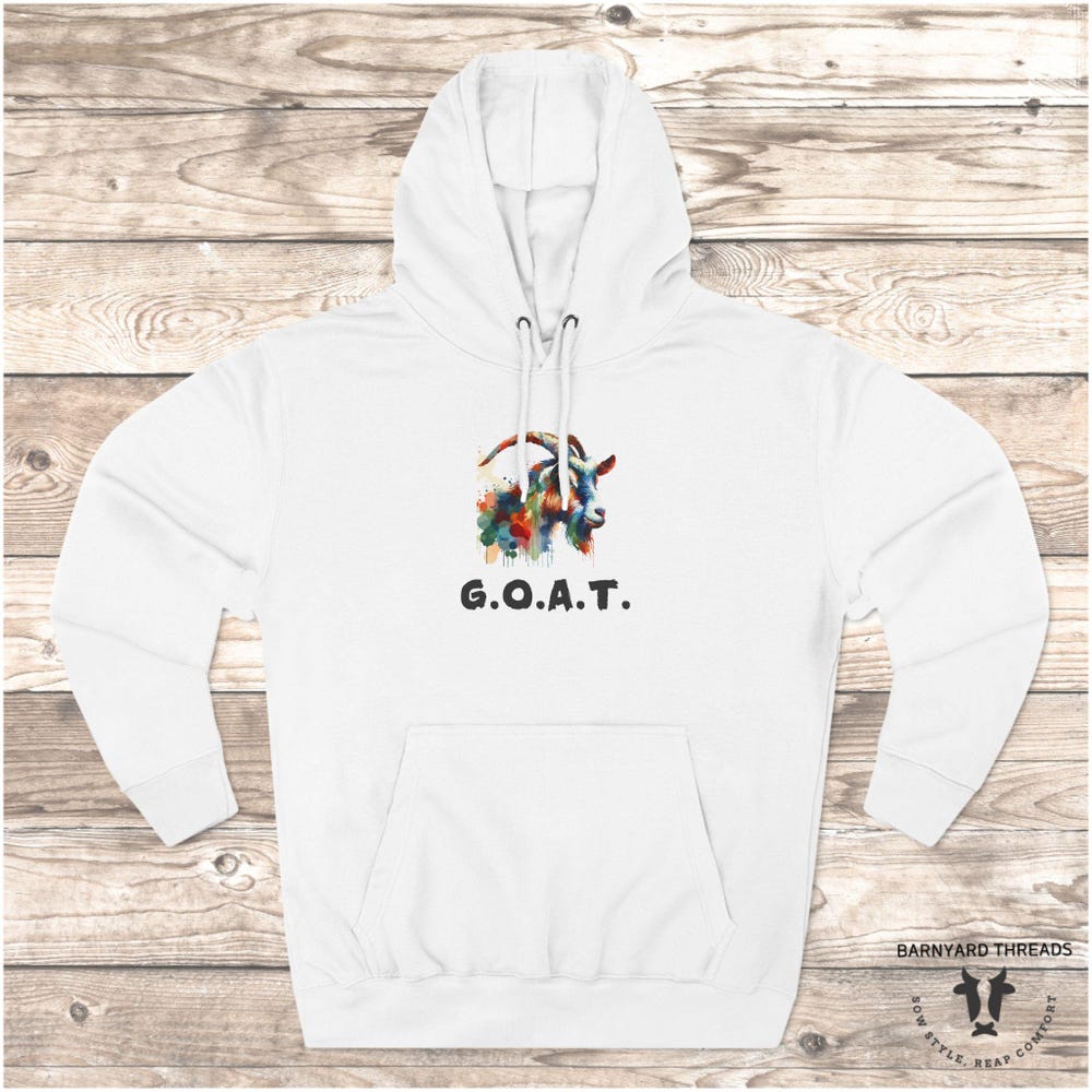 Goat, Hoodie, Cute Goat Hoodie, Funny Goat Hoodie , Farm Animal Hoodie, Goat Lover Hoodie, Women Hoodie, Gift For Her, Goat Livingmall