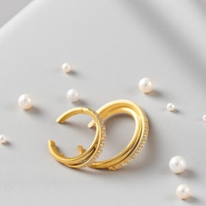 16G Titanium Cross Hoop Nose Ring, Helix Earring, Tragus Earring, Cartilage Earrings, Daith Hoop, Conch Piercing, 6,8,10,12mm