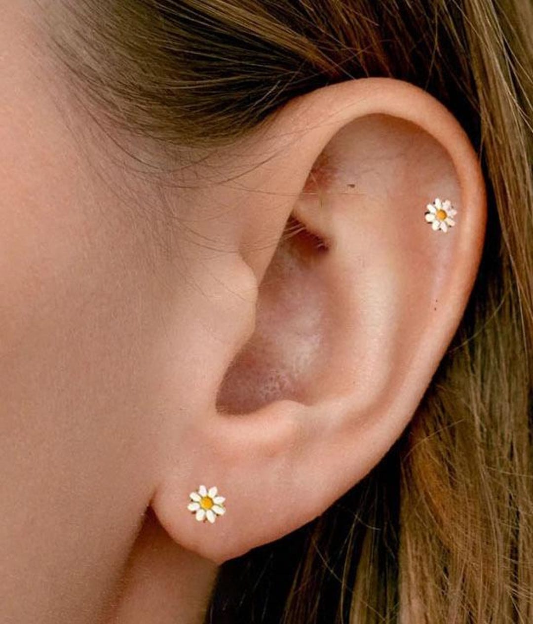 Boucles D'Oreilles Plume Pour Conque - Acier Inoxydable Origami Jewels Neuf