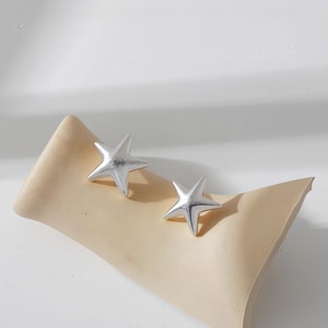 Brincos minúsculos de estrela de prata esterlina, brincos de estrela, brinco de argola em formato de hélice, argola para tragus, piercing de cartilagem, piercing de nariz, presente para ela