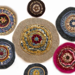 Embroidery Patches Hand Sewn