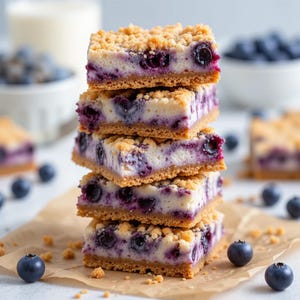 Best Blueberry Crumble Cheesecake Bars Recipe – Instant PDF Download, Creamy Fruity Dessert, Easy Layered Treat