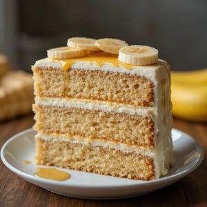 Banana Cake Recipe: Velvety Cream Cheese Frosting (PDF Download)