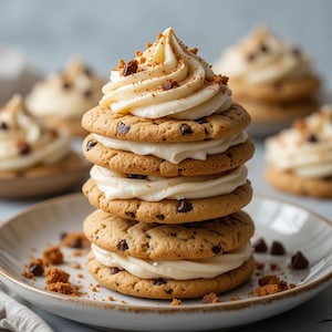 Cinnamon Roll Cookie Recipe: Chunky Frosted Dessert (Instant PDF Download)