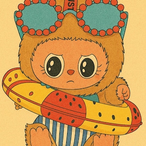 Livre de coloriage Labubu de 80 pages – Personnages mignons de Labubu | Coloriages à imprimer pour les enfants | Feuilles à colorier PDF à téléchargement numérique