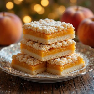 Best Recipe for Homemade Coconut Crumble Bars | Easy Dessert Squares | Instant Digital PDF Download