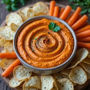 Creamy Carrot Dip Recipe: Healthy Appetizer (Instant Digital Download PDF)