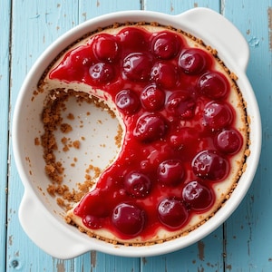 Best No-Bake Cherry Cheesecake Delight Recipe – Instant PDF Download, Easy Summer Dessert, Crowd-Pleasing Treat