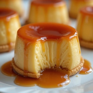 DIE BESTEN Mini Crème Brûlée-Käsekuchen | Elegantes mundgerechtes Dessert | Karamellisierte Zuckerguss | Sofortiger digitaler PDF-Rezept-Download