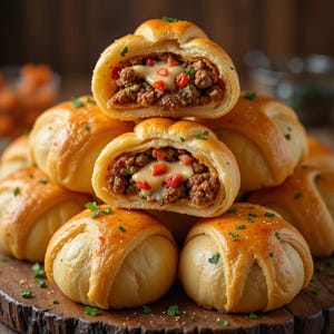Best Rotel Sausage & Cream Cheese Crescents Recipe | Spicy Cheesy Appetizer | Party Snack | Instant Digital PDF Download