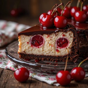 BEST RECIPE for Homemade Cherry Cheesecake Surprise Layered Dessert | Easy No-Bake Treat | Instant Digital PDF Recipe Download