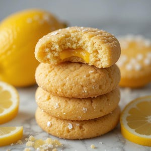BEST RECIPE for Luscious Lemon Cookies | Instant PDF Download | Soft & Chewy with a Citrusy Twist | Perfect for Dessert Lovers