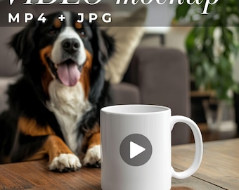 White Mug Video Mockup 11oz Mug Video Mockup Kitchen Mug Mockup Video Printify White Mug Mockup Mug Video Mockup Cozy Pet Lovers Mug Mockup
