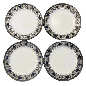 Mikasa Dinner Plate Dish Intaglio Arabella Japan Lot Dinnerware Set 4 CAC01