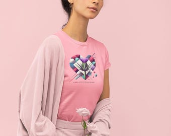 Schottisches Distel-Herz-T-Shirt: Scotland's Inner Heart