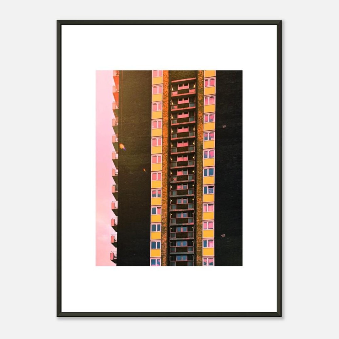 Tower Block Hackney Hackney Tower Block London Colour Image Photography Framed Wall Art ...